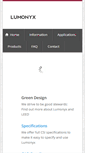 Mobile Screenshot of lumonyx.com